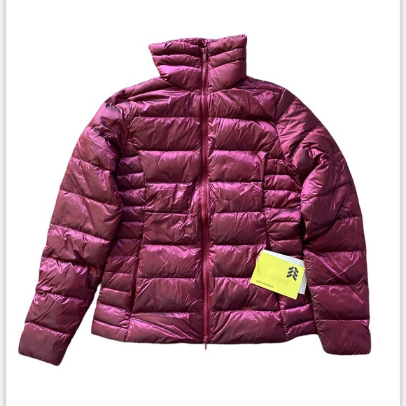 All in Motion Packable Down Puffer Jacket Magenta NWT XS - Picture 5 of 7